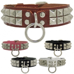 Pyramid Studded Ring Collar Pyramid Studded Ring Collar