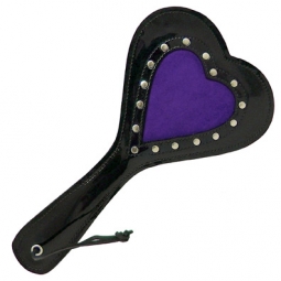BDSM Paddle In Shiny Black/Pur Leather BDSM Paddle In Shiny Black/Pur Leather