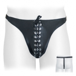 Lace Front Leather Jock Lace Front Leather Jock