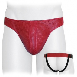 Genuine Leather Plain Vent Jock Genuine Leather Plain Vent Jock