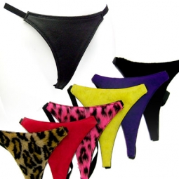 Reversible G String - Leather And Fleece Reversible G String - Leather And Fleece