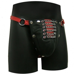 Jock With Leather And Chain Cod Jock With Leather And Chain Cod