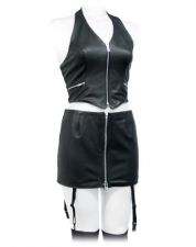 Halter Top And Garter Skirt Outfit Halter Top And Garter Skirt Outfit
