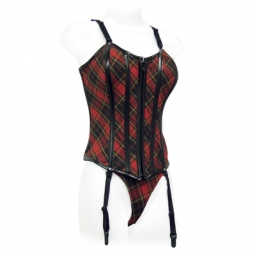 Camisole In Plaid Fabric Camisole In Plaid Fabric