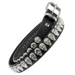 Leather Belt With Skulls Leather Belt With Skulls
