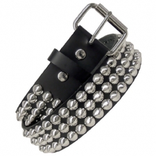 Leather Belt With Cone Studs Leather Belt With Cone Studs
