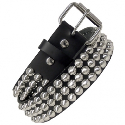 Leather Belt With Cone Studs Leather Belt With Cone Studs