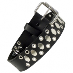 Hexagon Stud And Eyelet Belt Hexagon Stud And Eyelet Belt
