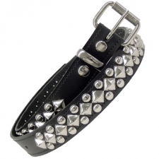 Thin Leather Belt With Metal Studs Thin Leather Belt With Metal Studs