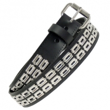 Unique Belt With Two Rows Of Studs Unique Belt With Two Rows Of Studs