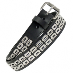 Unique Belt With Two Rows Of Studs Unique Belt With Two Rows Of Studs