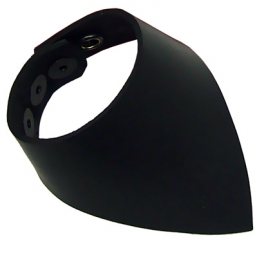 Black Leather Tear Drop Black Leather Tear Drop