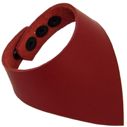 Red Leather Tear Drop Red Leather Tear Drop