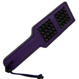 Purple Slapper With Black Pyramids Purple Slapper With Black Pyramids