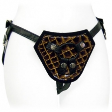 Exotic Mustard Bronco Strap On - Neoprene Lined Exotic Mustard Bronco Strap On - Neoprene Lined