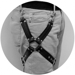 Leg Harness In Genuine Leather Leg Harness In Genuine Leather