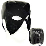 Master's Hood In Black PVC And Fleece
