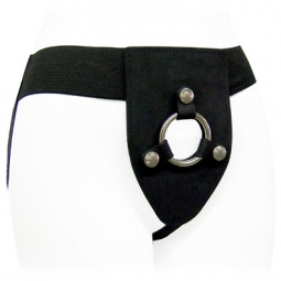 Black Strap On With Wide Elastic Waist Band Black Strap On With Wide Elastic Waist Band