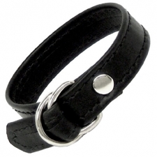Slider Cock Ring In Black Leather Slider Cock Ring In Black Leather
