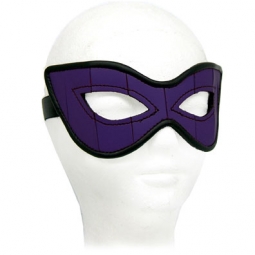 Cat Mask In Purple Leather/Black Piping Cat Mask In Purple Leather/Black Piping