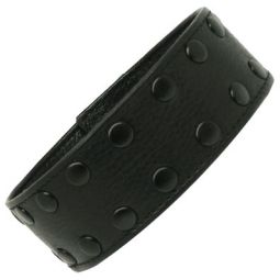 1.5 Inch Wide Armband With Black Rivets 1.5 Inch Wide Armband With Black Rivets