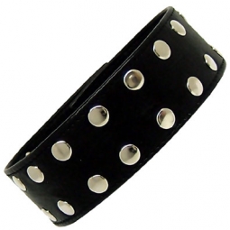 1.5 Inch Wide Armband With Shiny Rivets 1.5 Inch Wide Armband With Shiny Rivets