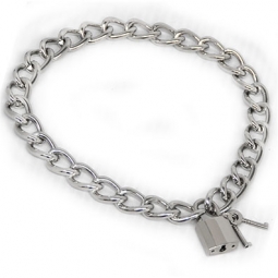 Slave Chain Collar With Square Lock Slave Chain Collar With Square Lock