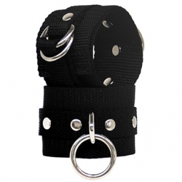 Ankle Cuffs/Restraints In Black Webbing Ankle Cuffs/Restraints In Black Webbing