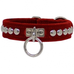 Velvet Collar With Round Studs Velvet Collar With Round Studs