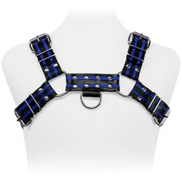 Bull Dog Harness With Stripes Bull Dog Harness With Stripes