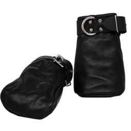 Ankle Hoofs In Black Leather Ankle Hoofs In Black Leather