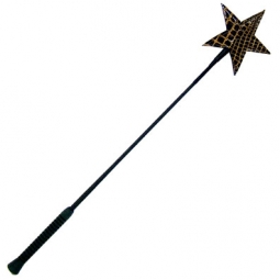 Riding Crop With Mustard Leather Star Riding Crop With Mustard Leather Star