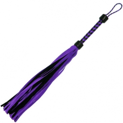 Basic Flogger In Purple Suede Basic Flogger In Purple Suede