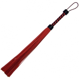 Red Nubuck Leather Flogger Red Nubuck Leather Flogger
