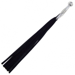 Nubuck Leather Flogger With Metal Handle Nubuck Leather Flogger With Metal Handle