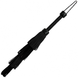 Black Suede Layered Loop Flogger Black Suede Layered Loop Flogger