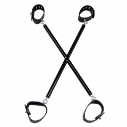 X Spreader Bar With Leather Cuffs X Spreader Bar With Leather Cuffs