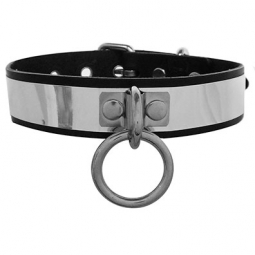 Metal Plate Collar With Ring Metal Plate Collar With Ring