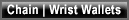 Chain And Wrist Wallets In Genuine Leather
