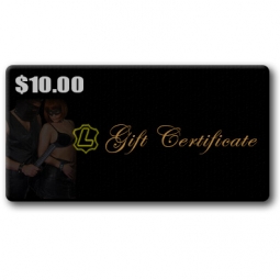 $10 Gift Certificate $10 Gift Certificate