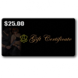 $25 Gift Certificate $25 Gift Certificate