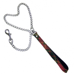 Plaid Garment And Chain Leash Plaid Garment And Chain Leash