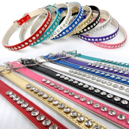 Single Row Rhinestone Collar Single Row Rhinestone Collar