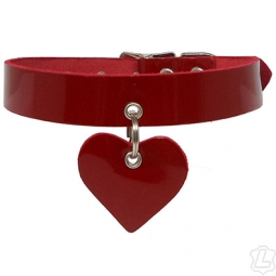 Leather Heart Collar Leather Heart Collar