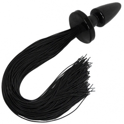 Ponytail Anal Plug - Rubber Tail Ponytail Anal Plug - Rubber Tail