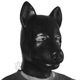 Latex Dog Hood For Fetish Play Latex Dog Hood For Fetish Play