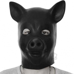 Latex Pig Hood Latex Pig Hood
