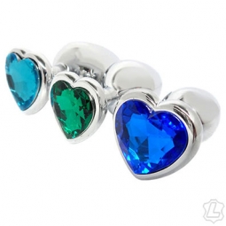 Jewel Heart Butt Plug Jewel Heart Butt Plug