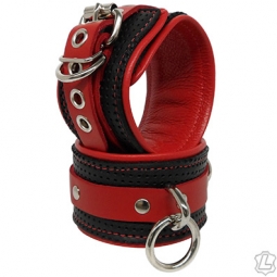 Wrist And Ankle Bondage Cuffs In Leather Wrist And Ankle Bondage Cuffs In Leather