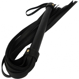 Leather Covered Wood Handle Flogger Leather Covered Wood Handle Flogger